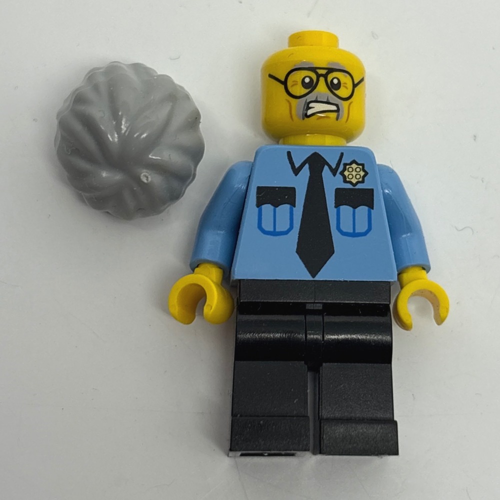 LEGO Pa Cop Minifigure The LEGO Movie 70809 Police Officer tlm020 Blue Black - Picture 4 of 7